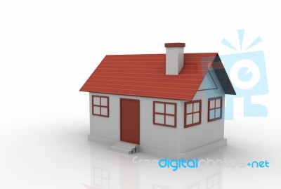 3d House Stock Image