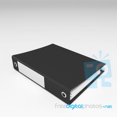 3d Illustration Of Documents Folder Stock Image