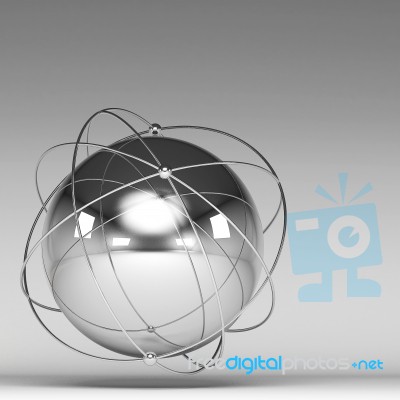 3d Image Of  Networking Stock Image