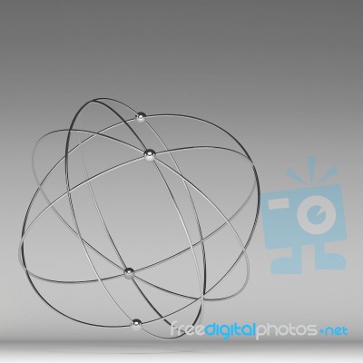 3d Image Of  Networking Stock Image