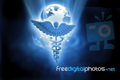 3d Medical Logo Stock Image