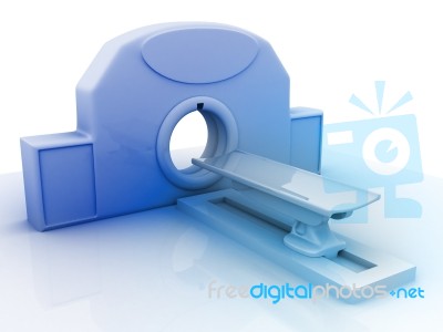 3d Mri Scanner Stock Image