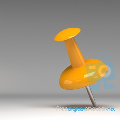 3d Pushpin Stock Image