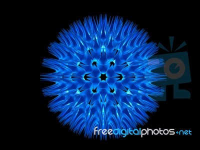 3d Render Viruses Stock Image