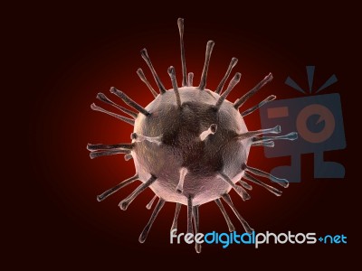 3d Render Viruses Stock Image