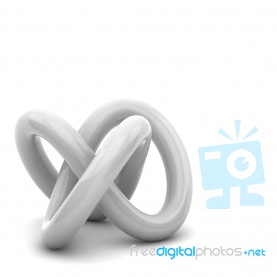 3d Rendering Abstract Knot Stock Image