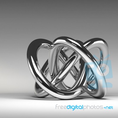 3d Rendering Abstract Knot Stock Image