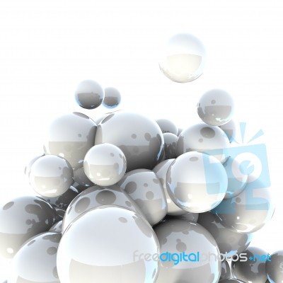 3d Rendering Basic Geometric Shapes Stock Image