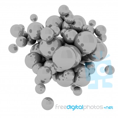 3d Rendering Basic Geometric Shapes Stock Image