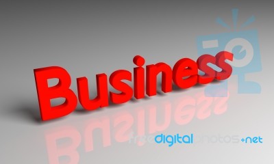 3d Rendering Business Stock Photo