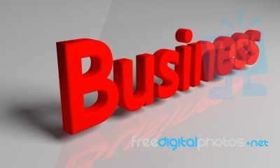 3d Rendering Business Stock Image