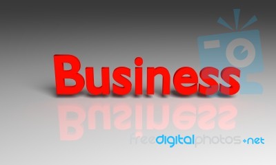 3d Rendering Business Stock Image