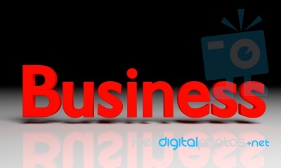 3d Rendering Business Stock Image