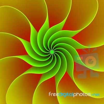 3d Rendering Colorful Abstract Lines For Background Stock Image