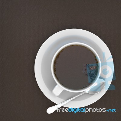 3d Rendering Cup Of Coffee Stock Image