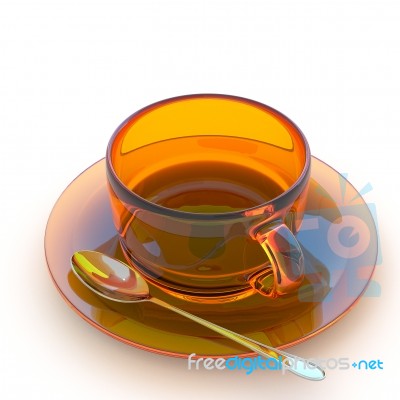 3d Rendering Cup Of Coffee Stock Image