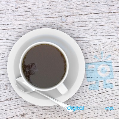 3d Rendering Cup Of Coffee Stock Image