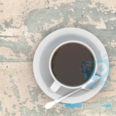 3d Rendering Cup Of Coffee Stock Image