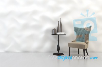 3d Rendering Interior Scene Stock Image