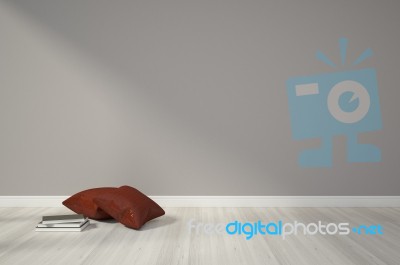 3d Rendering Interior Scene Stock Image