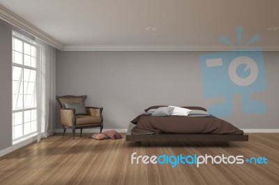 3d Rendering Interior Scene Stock Image