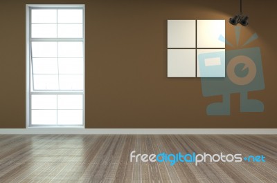 3d Rendering Interior Scene Stock Image