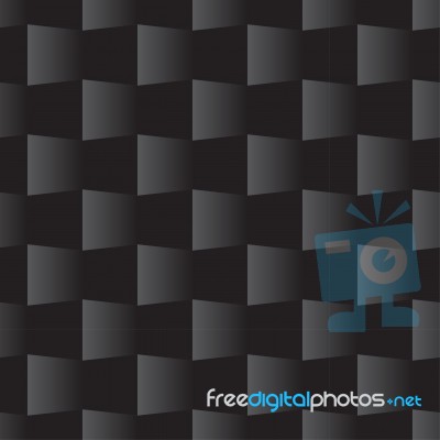 3d Square Seamless Pattern Black Stock Image