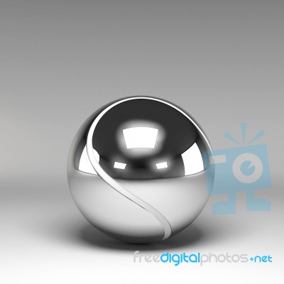 3d Tennisball Isolated On Background Stock Image