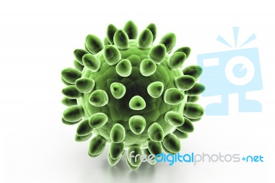 3d Virus Stock Image