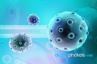 3d  Virus Stock Image