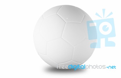 3D White Ball Stock Image