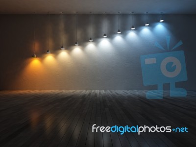 3ds Color Temperature Scale Stock Photo