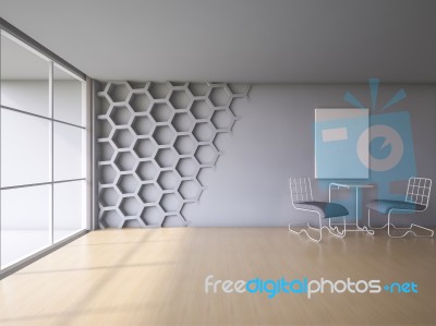 3ds Render Interior Stock Image