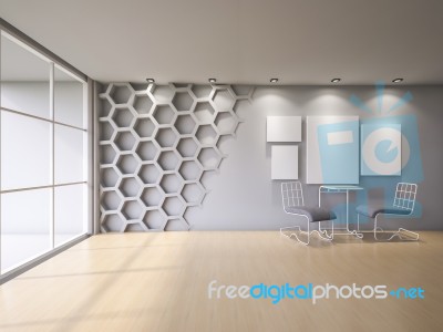 3ds Render Interior Stock Image