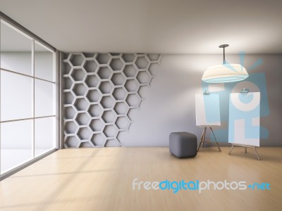 3ds Render Interior Stock Image