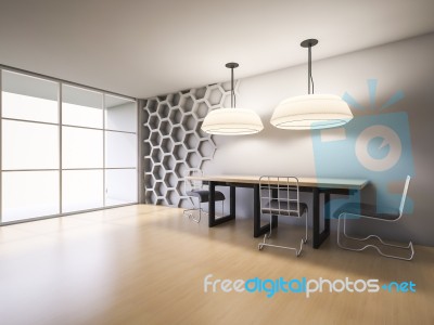 3ds Render Interior Stock Image