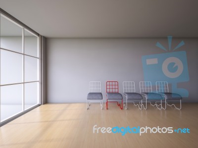 3ds Wire Chair Stock Image