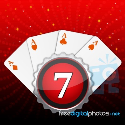 4 Aces Stock Image