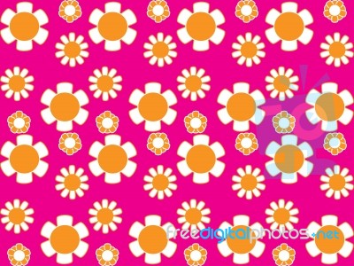 70s Wallpaper Stock Image