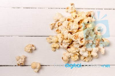 A Bunch Of Sweet And Tasty Popcorn Stock Photo