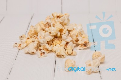 A Bunch Of Sweet And Tasty Popcorn Stock Photo