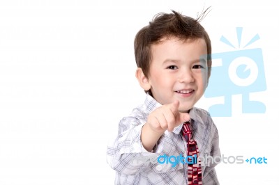 A Little Boy Stock Photo