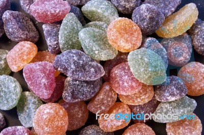 A Selection Of Fruit Pastilles Stock Photo