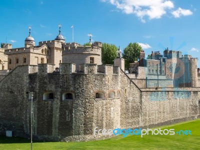 A View Of The Tower In London Stock Photo