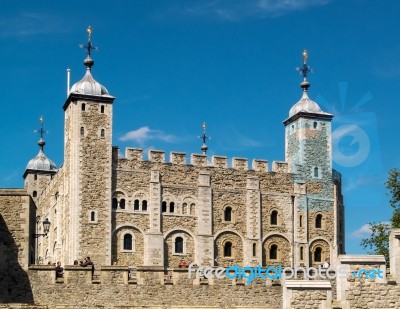 A View Of The Tower In London Stock Photo