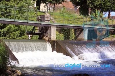 A Water Dam Stock Photo