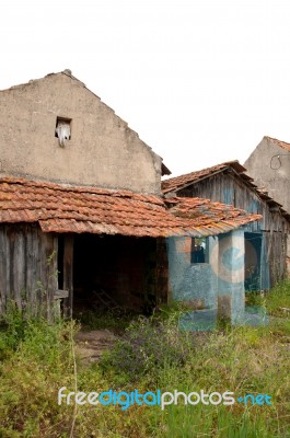 Abandoned House Stock Photo