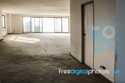 Abandoned Residential Building Stock Photo