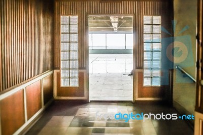 Abandoned Residential Building Stock Photo