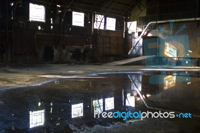 Abandoned Sugar Mill  Stock Photo